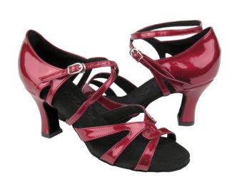 dansschoenen rood gelakt  
